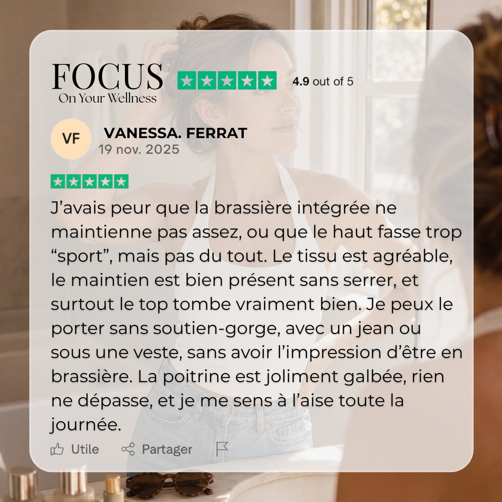 Top 2-en-1 avec Brassière Intégrée