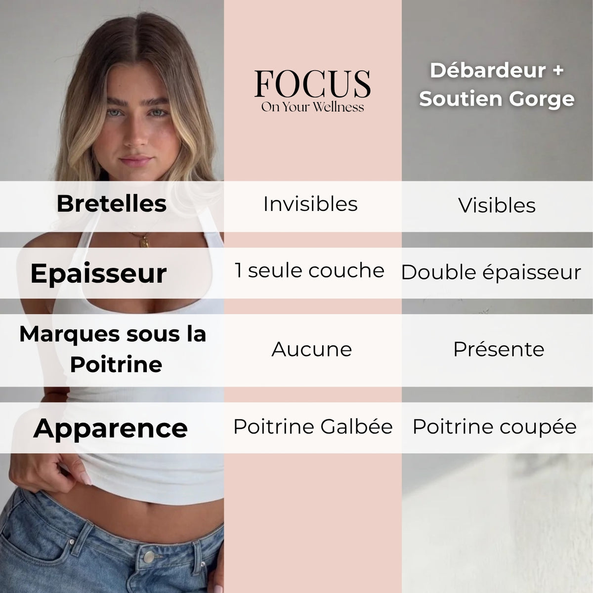 Top 2-en-1 avec Brassière Intégrée